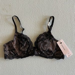Calvin Klein Unlined Lace Bra. New with tags. Free Shipping.